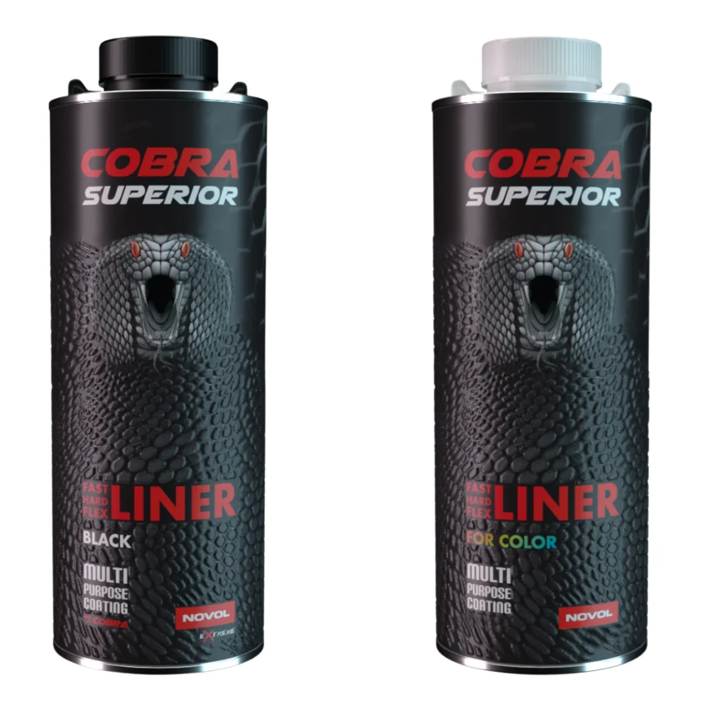 2. CONSUMABILE - Vopsea heavy duty antizgarieturi, Novol Cobra Superior, culoare la alegere, gramaj 800 grame + 210 grame intaritor