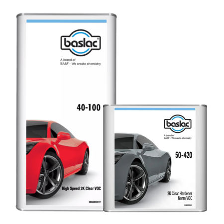 Lac auto HS - Pachet lac auto, Baslac 40-100 HS 2:1, gramaj 5 litri lac + 2.5 litri intaritor