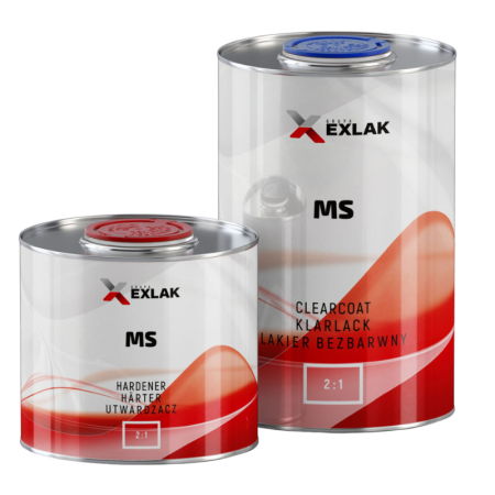 2. CONSUMABILE - Pachet lac auto, Exlak MS PLUS, cantitate 1 litru, contine intaritor