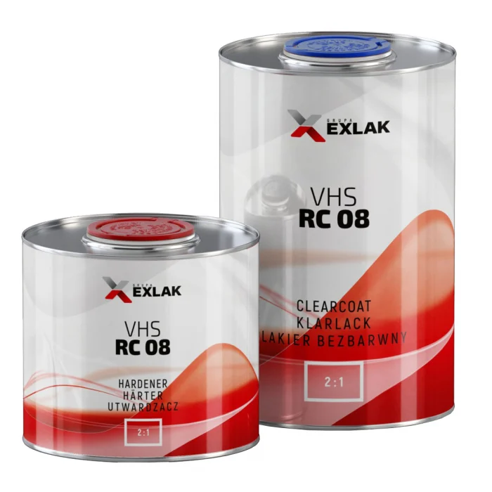 2. CONSUMABILE - Pachet lac auto, Exlak VHS RC-08 2:1, cantitate 1 litru, contine intaritor