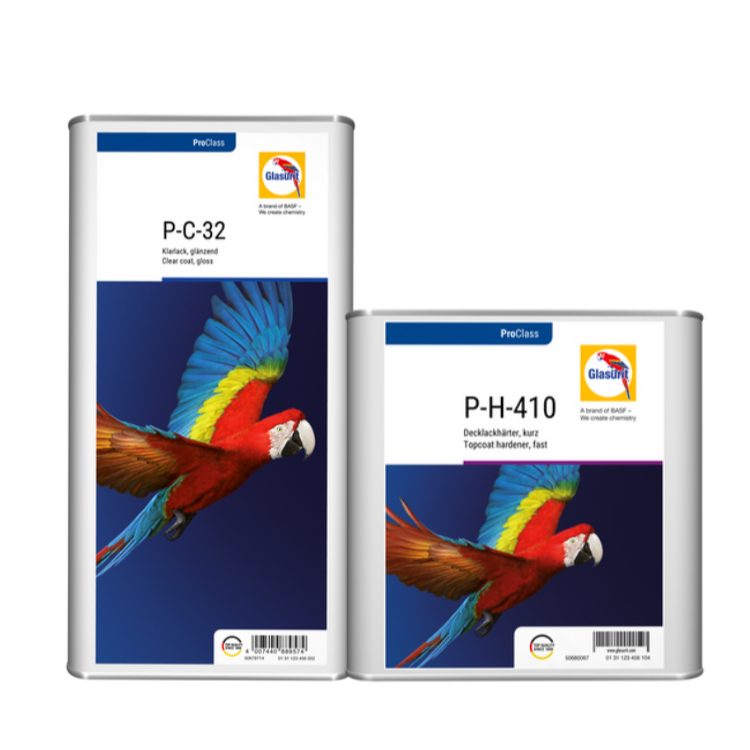 Lac auto HS - Pachet lac auto, Glasurit P-C-32, Gloss 2:1, gramaj 5 litri + 2.5 litri intaritor