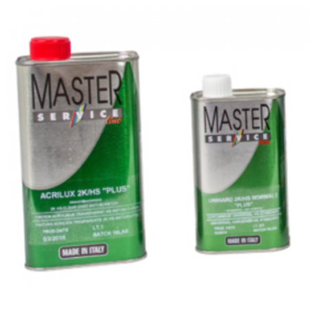 2. CONSUMABILE - Pachet lac auto HS 2:1, Master Service PLUS, cantitate 1 / 5 litri lac + 0.5 / 2.5 litri intaritor
