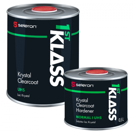 Lac auto UHS - Pachet lac auto, Kass UHS Kristal, cantitate 1 litru + intaritor 0.5 litri