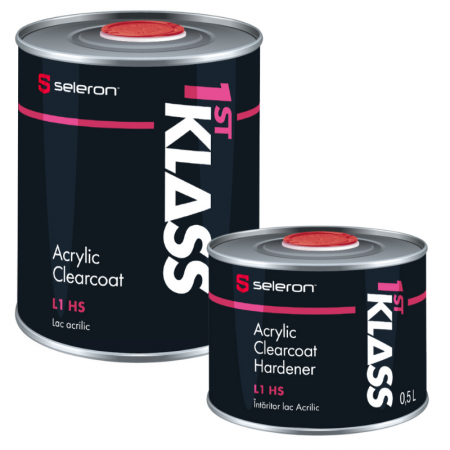 Lac auto HS - Pachet lac auto, Kass HS 2:1, cantitate 1 litru + intaritor 0.5 litri