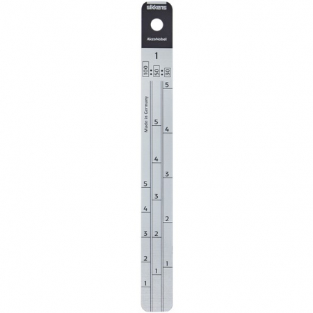 2. CONSUMABILE - Rigla mixare metalica, Lesonal #1, gradata 100:50:30