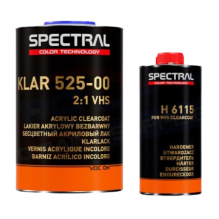 2. CONSUMABILE - Pachet lac auto, Novol Spectral Klar 525-00, VHS 2:1, gramaj 1 litru lac + 500 ml intaritor