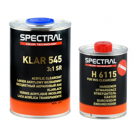 2. CONSUMABILE - Pachet lac auto, Novol Spectral Klar 545-00, VHS 2:1, gramaj 1 litru lac + 0.5 litri intaritor