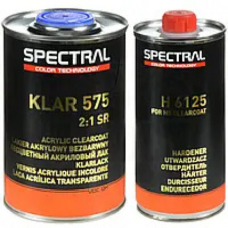 Lac auto HS - Pachet lac auto, Novol Spectral Klar 575, SR 2:1, gramaj 1 / 5 litri lac + 0.5 / 2.5 litri intaritor