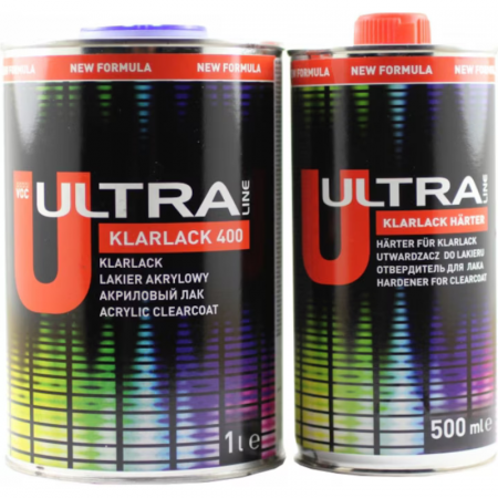 Lac auto HS - Pachet lac auto, Novol Spectral Ultra Klarlack 400, 2:1, gramaj 1 litru lac + 0.5 litri intaritor