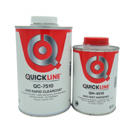 2. CONSUMABILE - Pachet lac auto, Quickline QC-7510 UHS Rapid, cantitate 1 litru si 5 litri, contine intaritor