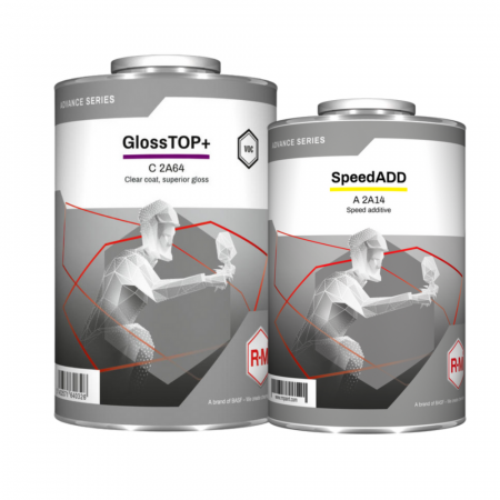 Lac auto HS - Pachet lac auto, RM C2A64, GlossTop PLUS 2:1, cantitate 1 litru lac + 0.5 litri intaritor