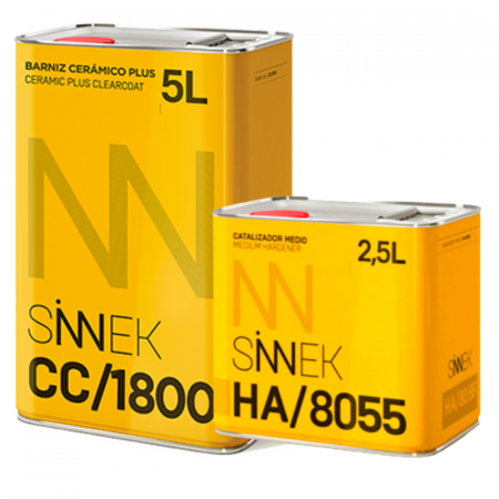 2. CONSUMABILE - Pachet lac auto, Sinnek CC 1800, 2:1 HS Ceramic Plus, cantitate 5 litri lac + 2.5 litri intaritor