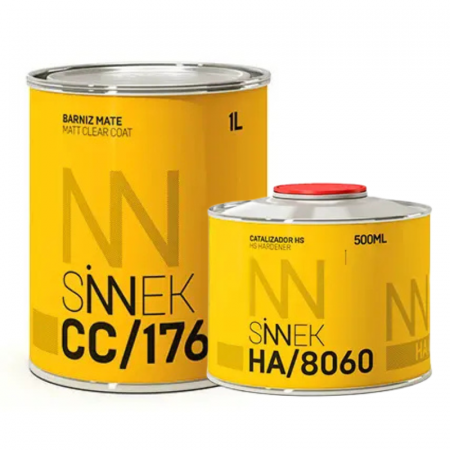 2. CONSUMABILE - Pachet lac auto, Sinnek CC 1764, 2:1 Mat, cantitate 1 litru lac + 0.5 litri intaritor