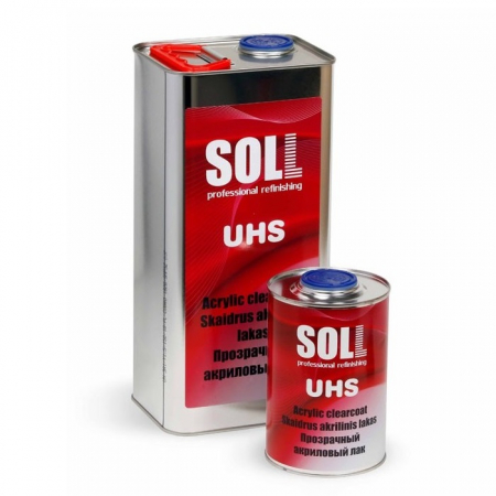 Lac auto UHS - Pachet lac auto, Soll UHS, cantitate 1 litru si 5 litri, contine intaritor