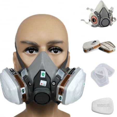 Pachet masca protectie profesionala 3M™ 6000 Series cu filtre A2 si prefiltre P2 incluse (pachet complet) [7]