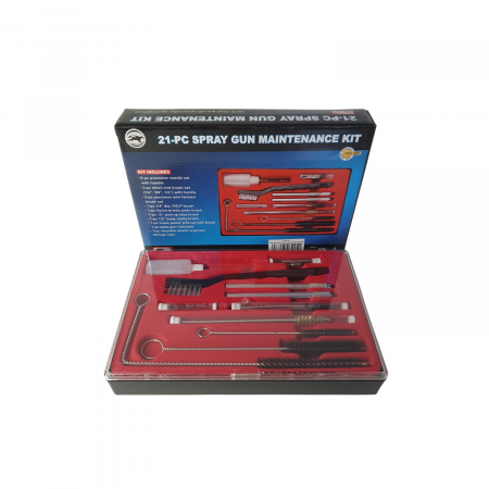 Curatat - Pachet universal, Starchem SCK-22, curatat si intretinere pistol de vopsit, cutie 21 piese