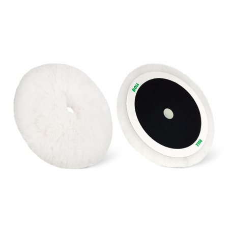 2. CONSUMABILE - Pad din lana naturala de oaie, Boll PRBL-60031, 180 mm, cu velcro, pentru polishat, 1 buc
