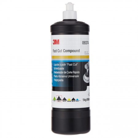 Pasta polish - Pastă abrazivă rapidă dop alb, 3M™ Perfect-It™ Fast Cut Compound 09374, gramaj 1 kg
