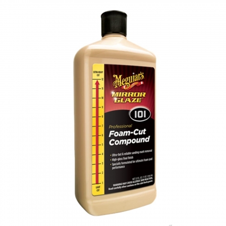 Pasta polish - Pasta polish abraziva, Meguiar's - Mirror Glaze Foam Cut Compound, gramaj 946 ml