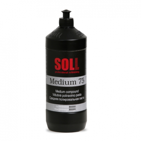 2. CONSUMABILE - Pasta polish abraziva, Soll Medium 75, medie, cantitate 1 kg