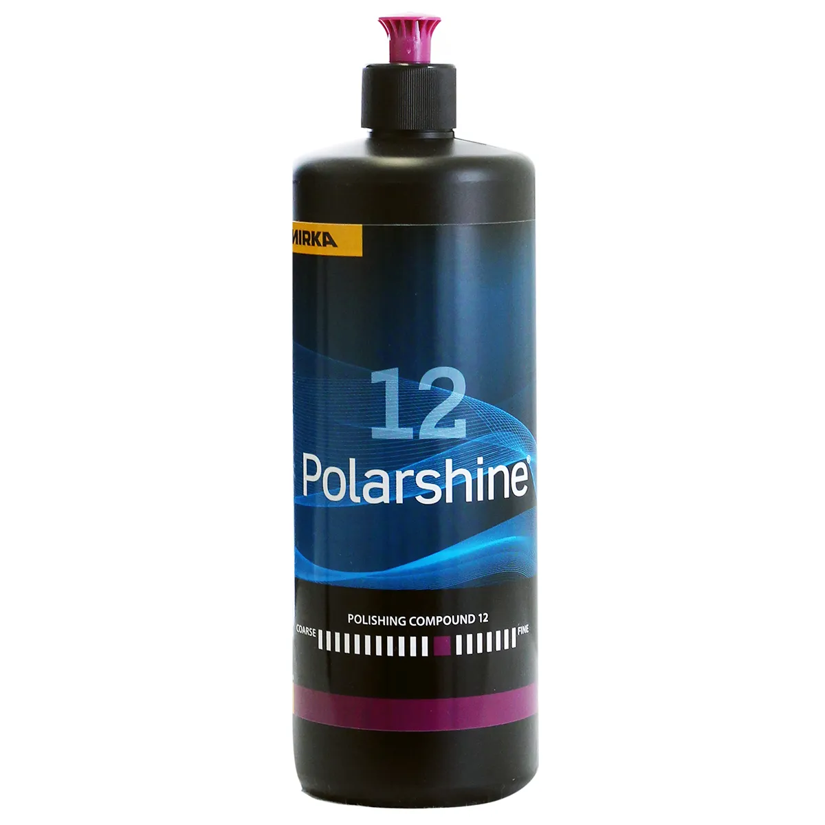 Pasta polish - Pasta polish, Mirka® Polarshine® 12 Polishing Compound, de lustruit într-o singură etapă pe bază de apă și fără silicon, gramaj 1 litru