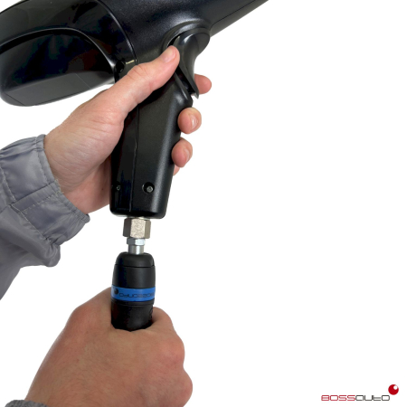 Pistol de ionizare antistatic, Boss Auto Ionizer PRO Gun, neutralizeaza sarcinile statice si curata suprafata cu aer comprimat ionizat + suport magnetic [1]