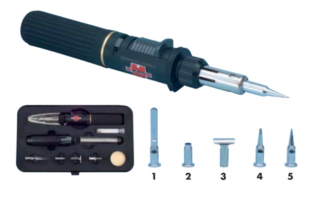 Sarma sudura si electrozi - Pistol de lipit, WURTH 984 990 100, cu gaz, putere 100W, temperatura max 1300 grade celsius