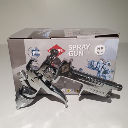 Pistol de vopsit, Airpress 45191 HP, cupa plastic 600 ml, duza la alegere, consum aer incepand cu 70 l/min [3]