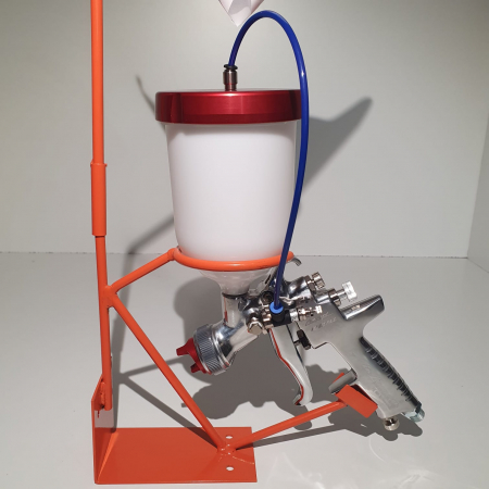 Pistol de vopsit, Anest Iwata AZ3 HTE P.A.S. Concept, consum aer 286 l/min, cana sus presurizata 600 ml, duza la alegere [1]