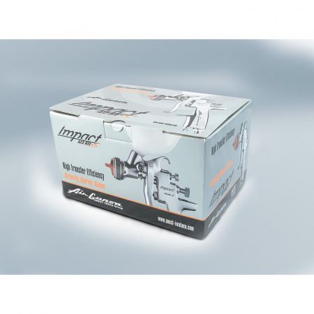 Pistol de vopsit, Anest Iwata AZ3 HTE-S IMPACT Chrome, cupa plastic 600 ml, duza la alegere, consum aer incepand cu 362 l/min [2]