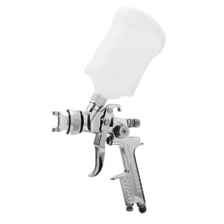 Pistoale cana sus (gravity) - Pistol de vopsit, Auarita H827, cana plastic 600 ml, duza la alegere, consum aer 170-300 l/min