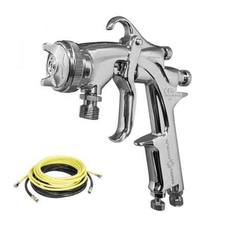 Pistoale fara cana (pressure) - Pistol de vopsit cu prezurizare, Sames Kremlin FSTART P HVLP, duza la alegere, consum aer 322 l/min