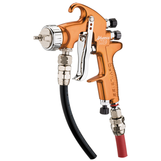 1. PISTOALE VOPSIT - Pistol de vopsit cu prezurizare, DeVilbiss Advance HD Trans-Tech, duza la alegere, fluture la alegere, consum aer de la 283 l/min