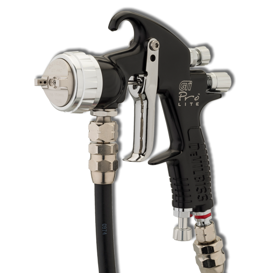 Pistol de vopsit cu prezurizare, DeVilbiss GTi Pro Lite, duza la alegere, fluture la alegere, consum aer de la de la 270 l/min [2]