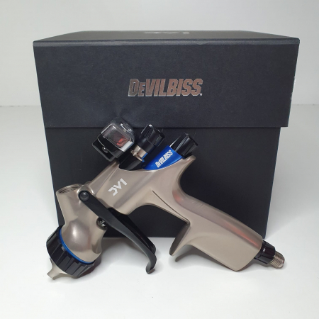 Pistol de vopsit DeVilbiss DV1 VOPSEA (DIGITAL), cupa plastic 600 ml, duza la alegere, consum aer incepand cu 300 l/min [9]