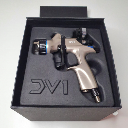 Pistol de vopsit DeVilbiss DV1 VOPSEA (DIGITAL), cupa plastic 600 ml, duza la alegere, consum aer incepand cu 300 l/min [7]
