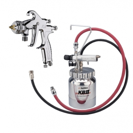 Pachete promotionale - Pistol de vopsit DeVilbiss FLG-P5 Prezurizare + rezervor DeVilbiss KBII 2.3 litri