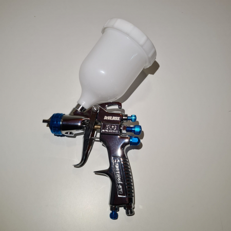 Pistol de vopsit DeVilbiss SLG-620 “Starting Line”, cupa plastic 600 ml, duza la alegere 1.3 mm / 1.8 mm / 2.5 mm, consum aer 250 l/min [11]