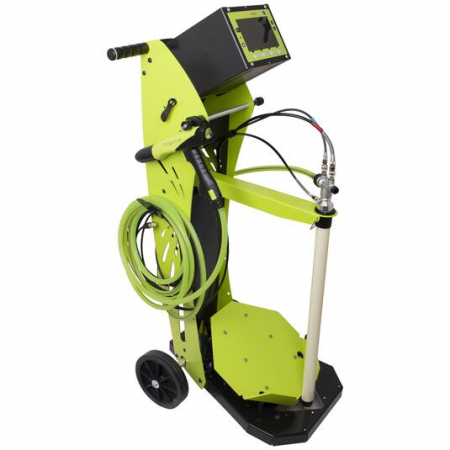 Sistem vopsit electrostatic - Echipament pentru pulverizat pulberi în câmp electrostatic, Sames Kremlin Inocoat Inocart VT, pachet complet