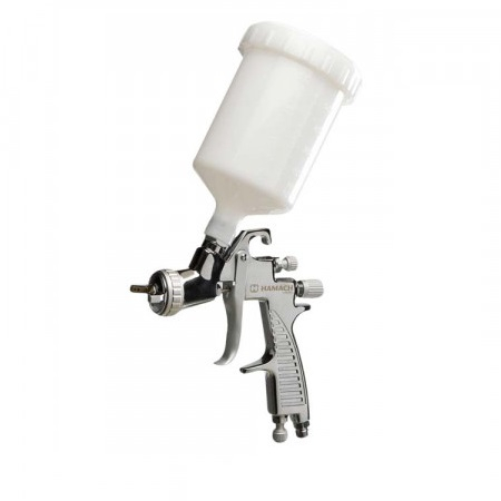 1. PISTOALE VOPSIT - Pistol de vopsit, Hamach Economic Spray Gun (ESG) HVLP, cupa plastic 600ml, duza la alegere, consum aer 185 l/min