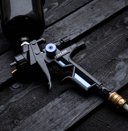 Pistol de vopsit, Italco Gloss2 LVMP, cupa plastic 600 ml, duza 1.3 mm, consum aer incepand cu 250 l/min [3]