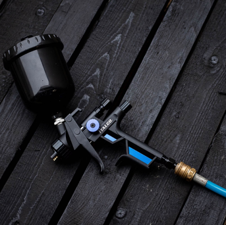 Pistol de vopsit, Italco Gloss2 LVMP, cupa plastic 600 ml, duza 1.3 mm, consum aer incepand cu 250 l/min [1]