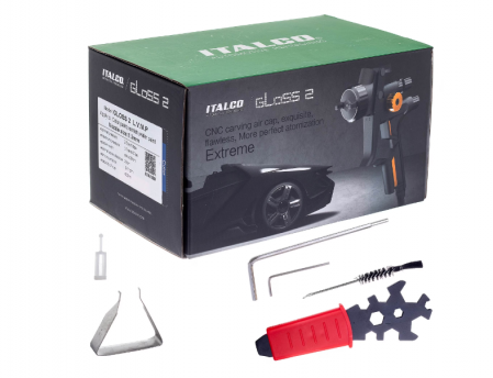 Pistol de vopsit, Italco Gloss2 LVMP, cupa plastic 600 ml, duza 1.3 mm, consum aer incepand cu 250 l/min [6]