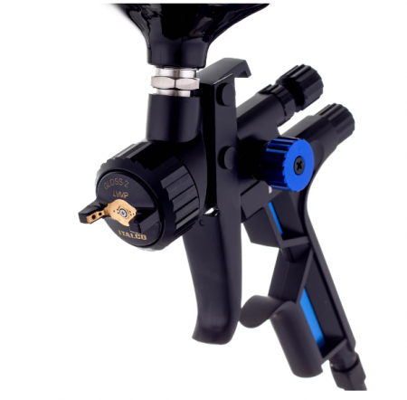 Pistol de vopsit, Italco Gloss2 LVMP, cupa plastic 600 ml, duza 1.3 mm, consum aer incepand cu 250 l/min [4]