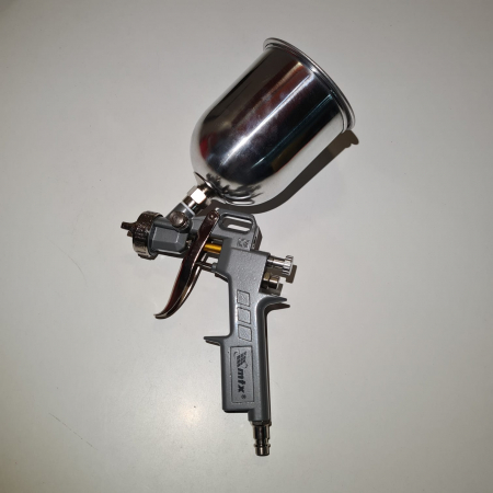 Pistol de vopsit, Matrix 573149, cana metalica 600 ml, duza 1.2, 1.5 si 1.8 mm, consum aer 75 - 230 l/min [8]