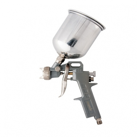 Pistol de vopsit, Matrix 573159, cana metalica 1 litru, duza 1.2, 1.5 si 1.8, consum aer 75- 230 l/min [0]