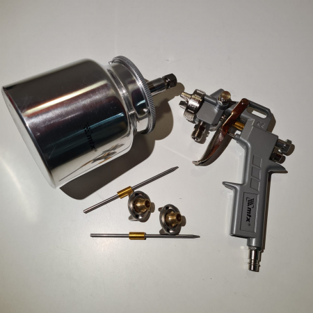 Pistol de vopsit, Matrix 573179, cana jos metalica 750 ml, duza 1.2, 1.5 si 1.8 mm [5]