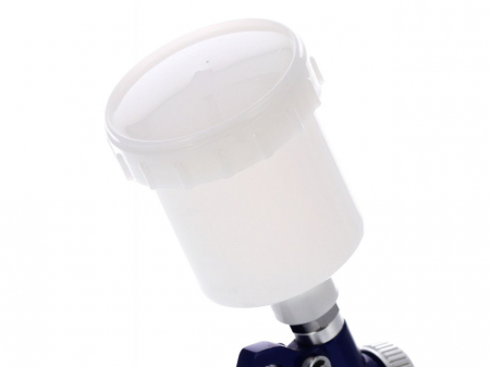 Pistol de vopsit pentru retus, Airpress 45102, cana plastic 125 ml, duza la alegere, consum aer 29-99 l/min [5]