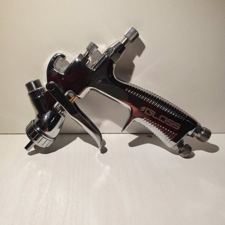 Pistol de vopsit pentru retus, Gloss GMP-102 HVLP, cupa plastic 250 ml, duza 1.0 mm, consum aer incepand cu 113 l/min [3]