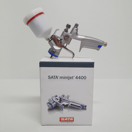 Pistol de vopsit pentru retus, SATAminijet 4400 B RP, duza SR, cupa plastic 125 ml, duza la alegere [8]